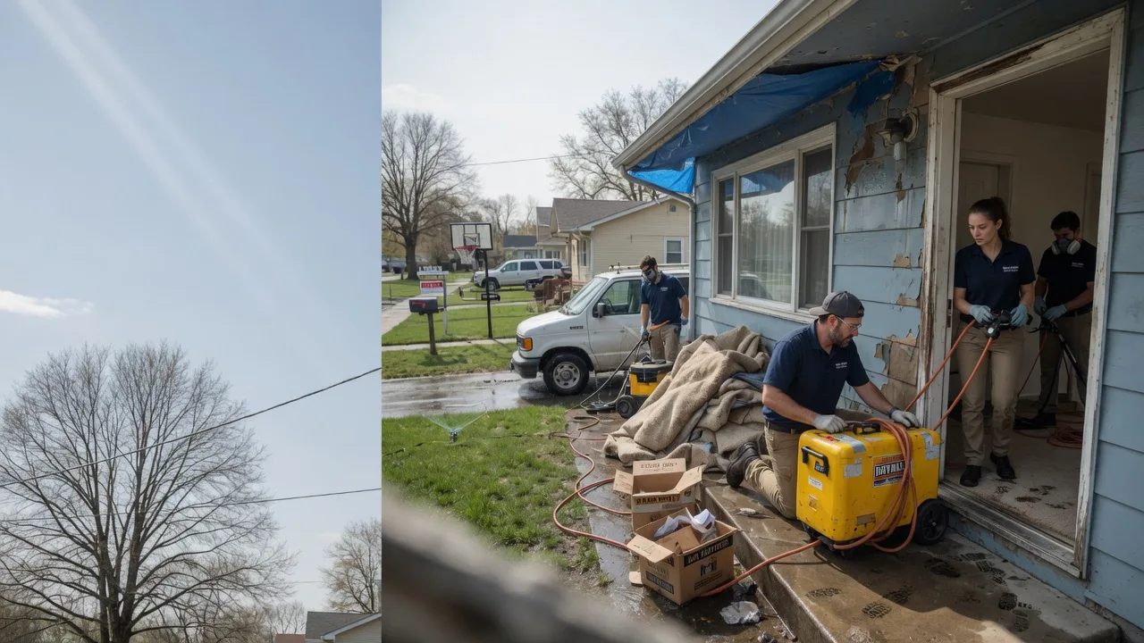 Basement Flood Cleanup in New Brighton, PA near me